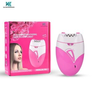 Lady Epilator USB Rechargeable Cordless Hair Removal Machine for Women 2 Speed Facial & Body Epilator with LED Light for Face, Armpit Bikini, Legs