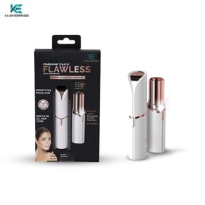 Flawless Painless Hair Remover for Women Facial Hair & Eyebrow Shaper, Upper Lip Hair Removing Machine with Built-In LED Light | Gentle & Portable Electric Trimmer for Face, Chin & Body Hair